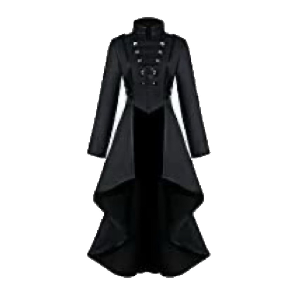 Elegant Black High-Low Women's Jacket
